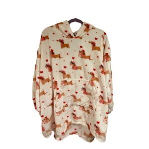 THROWZY MARLO LORENZ PULLOVER   Dachshund Dog Hearts"JUNIORS 1 size fits MOST"